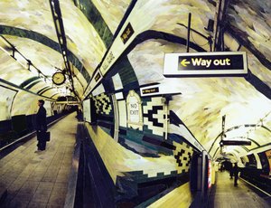 Way Out (Russell Square) 1998 (paperimosaiikkikollaasi)